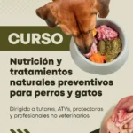 Curso de nutrición natural para perros y gatos